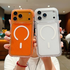 เคสโทรศัพท์มือถือ Senyork รุ่นใหม่ TPE สีดูโอโทน พร้อมกรอบกันกระแทก รองรับการชาร์จแบบแม่เหล็ก สำหรับ iPhone 11 12 13 14 15 16 17Air - Product Image 2