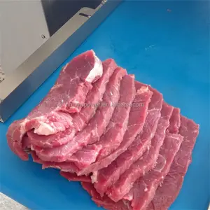 Máquina cortadora de setas de cordero y carne fresca totalmente automática, máquina cortadora de cordero, rebanadora De Filete de algas marinas a la venta