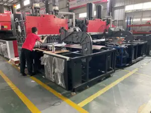 Volautomatische Aluminium Staalplaat Buigmachine Metalen Plaat Cnc Elektrische Olie Hybride Persrem