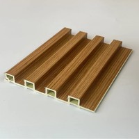 Panneau Mural Wpc Foshan Outdoor Co Extrusion Cannelé Grand Persienne Pvc/wpc Grand Panneau Mural