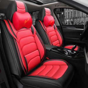 Lüks Tam Set Spor Tarzı Araba Koltuk Kılı<span class=keywords><strong>f</strong></span>ı Su Geçirmez Kaymaz Kenarlı Araba Koltuğu Koruyucuları Evrensel Deri Aksesuar - Product Image 4
