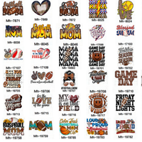 Transfert DTF Personnalisé pour la Saison de Football : Motif Graphique Prêt à Poser sur T-shirt pour le Jour du Match