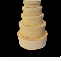 Emballage de récipient alimentaire pour pâturage biodégradable personnalisé boîte à fromage ronde pour charcuterie gâteau boulangerie placage Brie boîtes en PAPIER