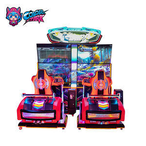 Juego de Carreras Dinámico para 2 Jugadores, Operado <span class=keywords><strong>con</strong></span> Monedas, <span class=keywords><strong>Simulador</strong></span> de Conducción Inmersivo <span class=keywords><strong>con</strong></span> Retroalimentación de <span class=keywords><strong>Movimiento</strong></span> Realista, 4 Pantallas HD - Product Image 3