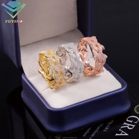 Anillo de Moissanita de Diseño de Moda, Joyería Fina de Plata de Ley 925, Anillo Hip Hop para Hombre y Mujer, Anillo Cubano con Diamante de Moissanita VVS