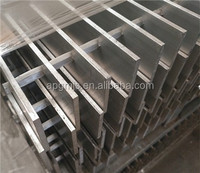 Grille de barre avec surface dentelée pour une résistance au glissement, passerelle de sécurité et marche d'escalier