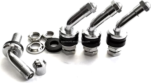 Accessori <span class=keywords><strong>Pneumatici</strong></span> MAXIWORLD, 90 °   Adattatore Angolato <span class=keywords><strong>per</strong></span> Prolunga Valvola Pneumatico, Estensione Valvola in Metallo - Product Image 2