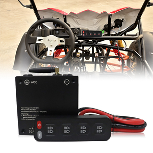 4 gang chuyển đổi bảng điều khiển với mạch hộp điều khiển-phổ quát cho thuyền, SUV, ATV, UTV, 4x4 Xe Tải-12V/24V offroad dẫn chuyển đổi bảng điều khiển - Product Image 2