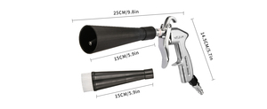 Pistolet à air comprimé Kits de pistolet de <span class=keywords><strong>nettoyage</strong></span> à sec Nouveau Tornado Noir Outils de <span class=keywords><strong>nettoyage</strong></span> de <span class=keywords><strong>voiture</strong></span> à pression - Product Image 2