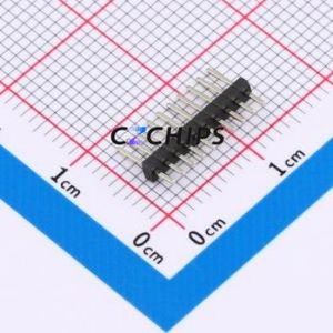 ZX-PZ1.27-1-10PZZ Pin Header Through hole Component (THT),P=1.27mm Connector 1x10P 1.27mm Pin Header Through Hole - Product Image 2