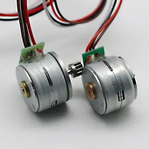 DC 5V 1.0mm Shaft 15BY Micro Mini 15mm Precision 2-phase 4-wire Stepper Motor