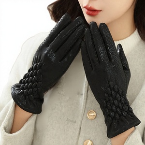 Guantes de Invierno para Mujer, Casuales, de Moda, Acrílicos/Algodón, Resistentes al Viento, con Pantalla Táctil, Dedos Separados, para Mantener el Calor - Product Image 4