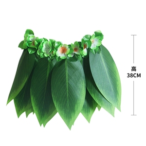 <span class=keywords><strong>Jupe</strong></span> <span class=keywords><strong>hawaïenne</strong></span> en herbe de <span class=keywords><strong>Hula</strong></span> pour hommes et femmes, vente en gros, <span class=keywords><strong>jupe</strong></span> en feuille, tenues de soirée Luau, nouvelle collection - Product Image 5