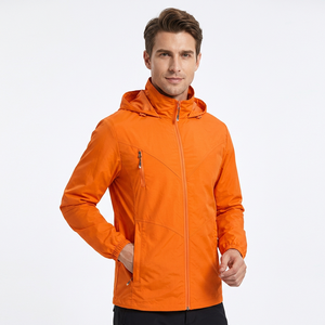 Chaqueta Acolchada para Hombre, con Capucha, Resistente al Viento, Impermeable, Transpirable, Talla Grande, Color Sólido, Cierre de Cremallera, Informal, para Invierno, de Material Genuino - Product Image 5