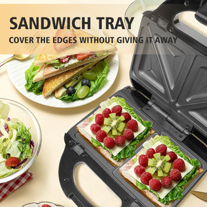 DSP <b>3</b> <b>In</b> <b>1</b> Breakfast <b>Maker</b> Multifunction Sandwich <b>Waffle</b> <b>Maker</b> Electric Household Nonstick Cooking Appliance - Product Image 2