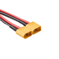 Câble XT60 pré-crimé plaqué or certifié ROHS, 12AWG, haute intensité, pour modèles RC et trottinettes électriques