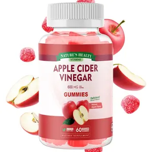 Vegan Sugar free Apple Cider Vinegar gummies Vitamins Gummies for Weight Management Metabolism Detox Gut Cleanse