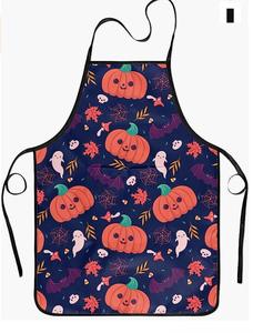 カスタマイズされた環境に優しいコットンリネンキッチン & ベビーキッズエプロン新しいプリントパターンデジタル印刷ウエストタイプ競争力のある価格 - Product Image 3