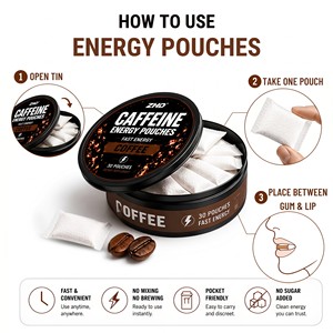 Bolsitas de Café Natural con Guaraná, Energéticas, Sin Nicotina |   Bolsa de Mascarillas Faciales Sin Azúcar |   Muestras de Suplementos Energéticos de Alta Potencia - Product Image 3