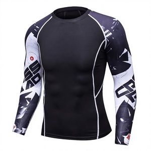 <b>MMA</b> BJJ <b>RASH</b> <b>GUARD</b> ELEGANT SPORTS New Arrival Best Quality <b>Mma</b> <b>Rash</b> <b>Guard</b> Long Sleeve Rush <b>Guard</b> for Men - Product Image 1