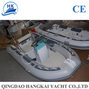 4 Person 1.2mm PVC Material RIB330B Inflatable Sport <strong>Boat</strong> with Hypalon Pontoon for River <strong>Rafting</strong> - Product Image 5