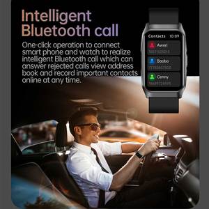 T69 Fashion Full <strong>LCD</strong> <strong>Display</strong> BT Call Heart Rate Blood Pressure Sleep Monitor Smartwatch Hombre - Product Image 2