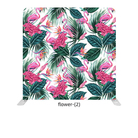 Support de toile de fond en tissu tendu personnalisé pour événements, avec accessoires pour l'affichage de bannières et de drapeaux