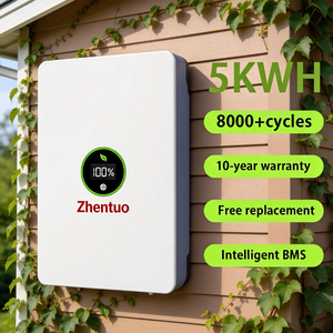 51.2V 100Ah 벽걸이형 리튬인산철 배터리 5Kwh 소용량 태양광 저장 배터리 가정용 에너지 저장 배터리 팩 - Product Image 5