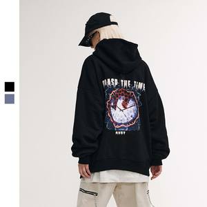 Sudadera con Capucha de Alta Calidad para Hombre, Estilo Urbano, Estampado Personalizado, Impresión Digital, Moderna, Felpa, Corte Regular - Product Image 3