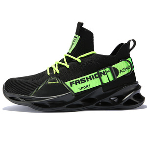 Chaussures de course décontractées pour hommes en maille respirante, grande taille 46, style Blade - Product Image 4