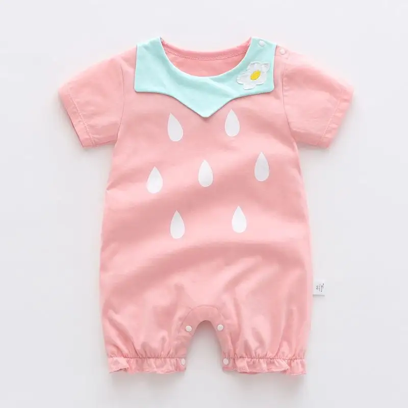 100% хлопковый детский комбинезон, Лидер продаж, милая стильная одежда для новорожденных, дизайнерская детская одежда на заказ