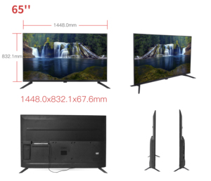 ทีวีสมาร์ททีวีความละเอียดสูง 4K ขนาด 65 นิ้ว พร้อมระบบเน็ตเวิร์ค หน่วยความจำ 16G ทีวีสมาร์ททีวีขนาด 65 นิ้ว - Product Image 6