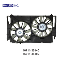 Cache de radiateur HAILED avec ventilateur, code OE 16711-36140 16711-36180 1671136140 1671136180 pour Lexus NX200 NX200t 2014-2017 RAV4 2012-2019