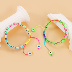 Pulseras tejidas <span class=keywords><strong>de</strong></span> cuentas <span class=keywords><strong>de</strong></span> <span class=keywords><strong>mal</strong></span> <span class=keywords><strong>de</strong></span> ojo <span class=keywords><strong>de</strong></span> moda para mujer, pulsera <span class=keywords><strong>de</strong></span> cuentas <span class=keywords><strong>de</strong></span> <span class=keywords><strong>mal</strong></span> <span class=keywords><strong>de</strong></span> ojo <span class=keywords><strong>de</strong></span> arcilla colorida, pulsera <span class=keywords><strong>de</strong></span> amuleto <span class=keywords><strong>de</strong></span> playa <span class=keywords><strong>de</strong></span> verano para mi <span class=keywords><strong>hija</strong></span> - Product Image 3