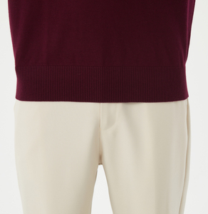 Bán Buôn <span class=keywords><strong>2025</strong></span> Thiết Kế Mới Merino Len Cashmere Người Đàn Ông Của Dệt Kim Polo Cổ Áo Len Biểu Tượng Tùy Chỉnh Dài Tay Áo Polo Áo Sơ Mi Cho Mùa Thu - Product Image 4