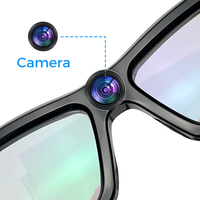 Caméra de sport d'extérieur 4K Ultra HD intégrée à des lunettes de soleil |   Lunettes intelligentes multifonctionnelles pour le cyclisme, la randonnée et le vlogging