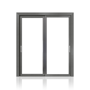 Ngoài trời ban công sân thượng hai lớp cửa kính bão tác động cách âm nặng cửa trượt - Product Image 1