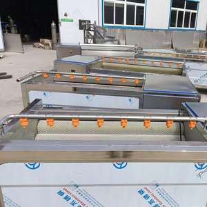 <span class=keywords><strong>Machine</strong></span> de nettoyage à rouleaux brosse pour ligne de lavage de fruits et légumes avec système de convoyage, équipement de traitement - Product Image 5