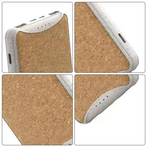 พาวเวอร์แบงค์แบบกำหนดเอง ทำจากฟางข้าว 10000mah ชาร์จเร็วสำหรับโทรศัพท์มือถือ พร้อมโลโก้ - Product Image 3