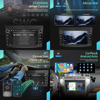 Podofo Android Car Radio 6 + 128GB 7 ''sans fil CarPlay Android Auto pour Opel Astra/Antara/Vectra/Corsa/Zafira/Meriva IPS/DSP/WIFI