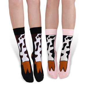 मजेदार उपहार मोजे कार्टून पशु पैर पागल घुटने की लंबाई कस्टम फैशन मोजे - Product Image 6