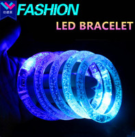 Pulsera LED T-Worthy de Plástico con Burbujas para Fiestas de Navidad, Portátil, Promocional, Venta Directa de Fábrica