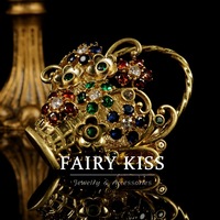 Broche de luxe haut de gamme en cristal multicolore en forme de panier de fleurs, élégante, pour femme, cadeau de mariage ou de fête, bijou de mode personnalisé