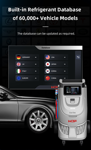 เครื่องชาร์จน้ำยาแอร์รถยนต์ WDF X549 ประสิทธิภาพสูง ปี 2025 รองรับไฟ 110V/220V สำหรับรถยนต์เบนซิน ไฮบริด และรถยนต์ไฟฟ้า 3/8 แรงม้า พร้อมเครื่องพิมพ์ - Product Image 5