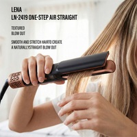 Lisseur de cheveux ionique Lena Multi Professional 2 en 1, lisseur de cheveux en une seule étape