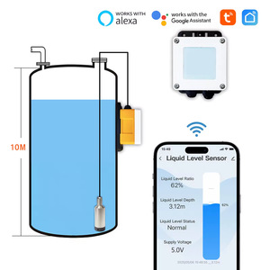 0-10M Submersible WiFi Water <b>Level</b> <b>Sensor</b> Tuya SmartLife App Remote Monitor Villa Apartments Home Metal 0.5% Accuracy Versatile - Product Image 3