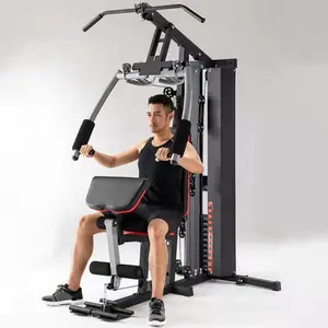 Attrezzatura da palestra di lusso una persona stazione Smith macchina allenatore multifunzionale gabbia elettrica Squat Rack uso interno