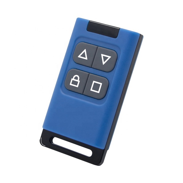 New Design Full Blue Multi-frequency Wireless Control Rolling Code Plastic Electric Rolling Door Gate Remote (CE Certified 15m)