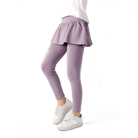 Leggings fins respirants à taille haute élastique pour petite fille, imprimé mignon, printemps-automne, en coton, pour tout-petits