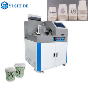 Impresora de pantalla de vaso de plástico para ensaladeras de vaso de papel, Impresión de tazas de PP de té de leche, máquina de impresora automática de una sola pasada - Product Image 4